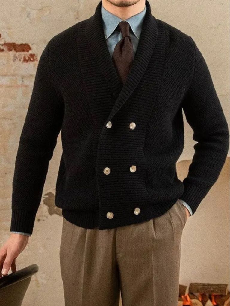 British Elegant Knit Cardigan - Manly Man
