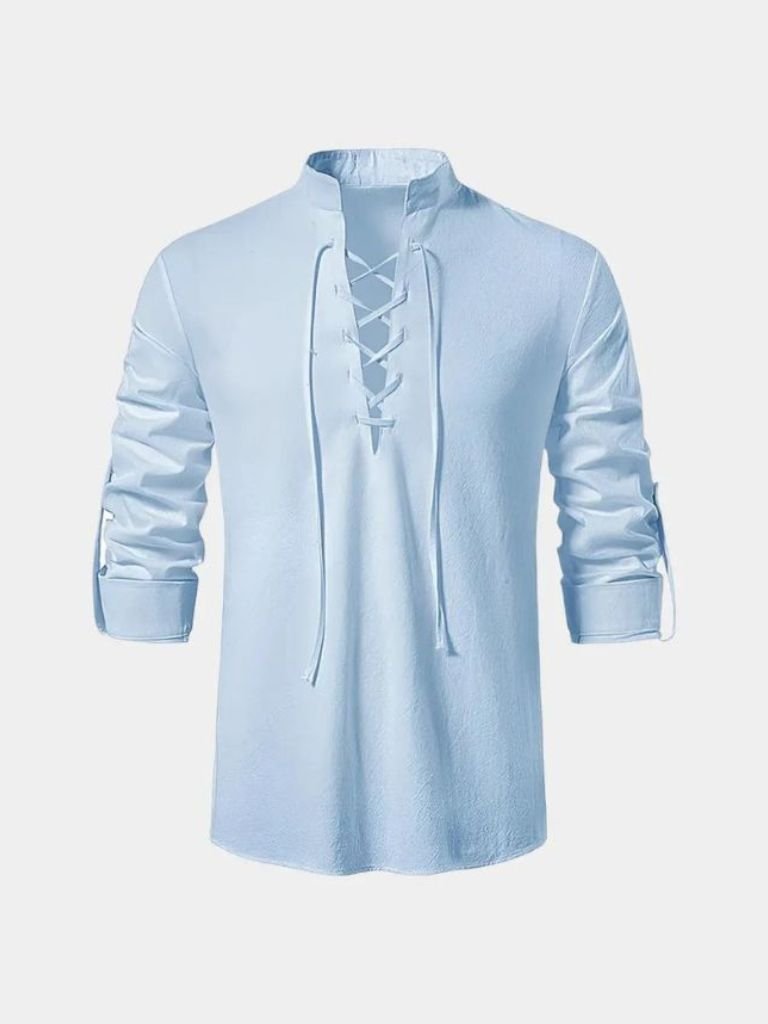 Casual Blouse Long Sleeve T-Shirt - Manly Man