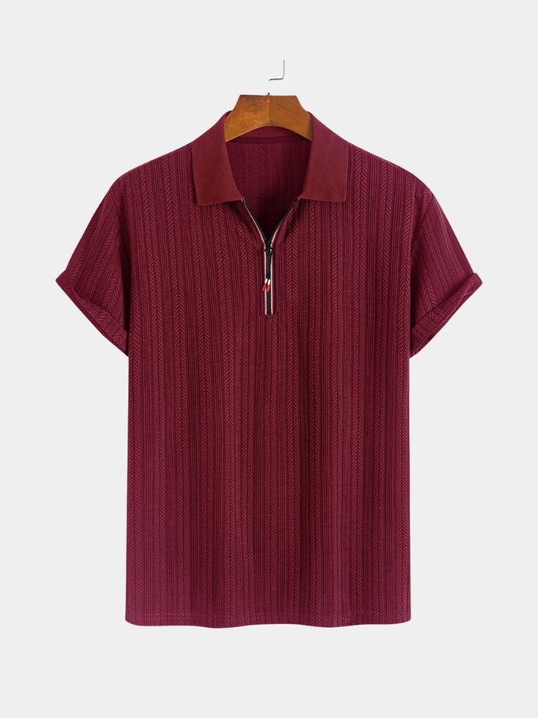 Cavalière Textured Polo – Manly Man