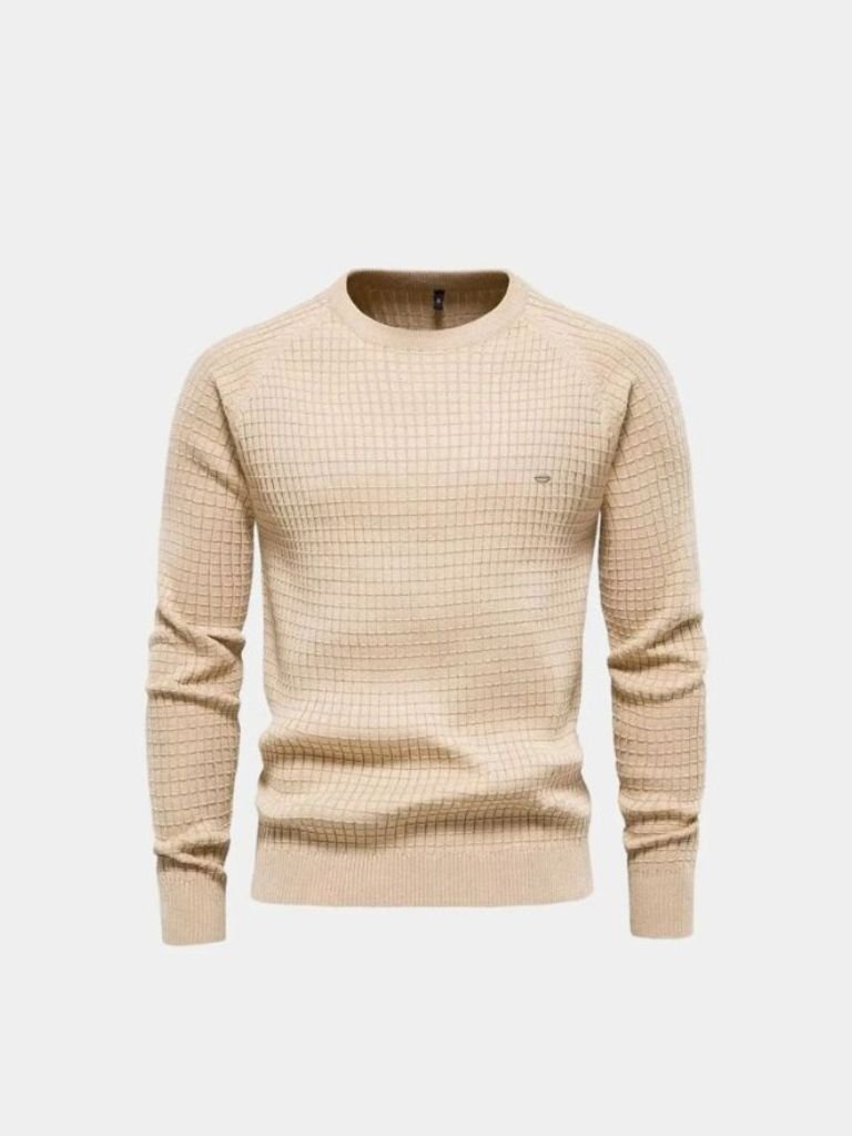 Crew Neck Knitwear Jumper Sweater - Manly Man