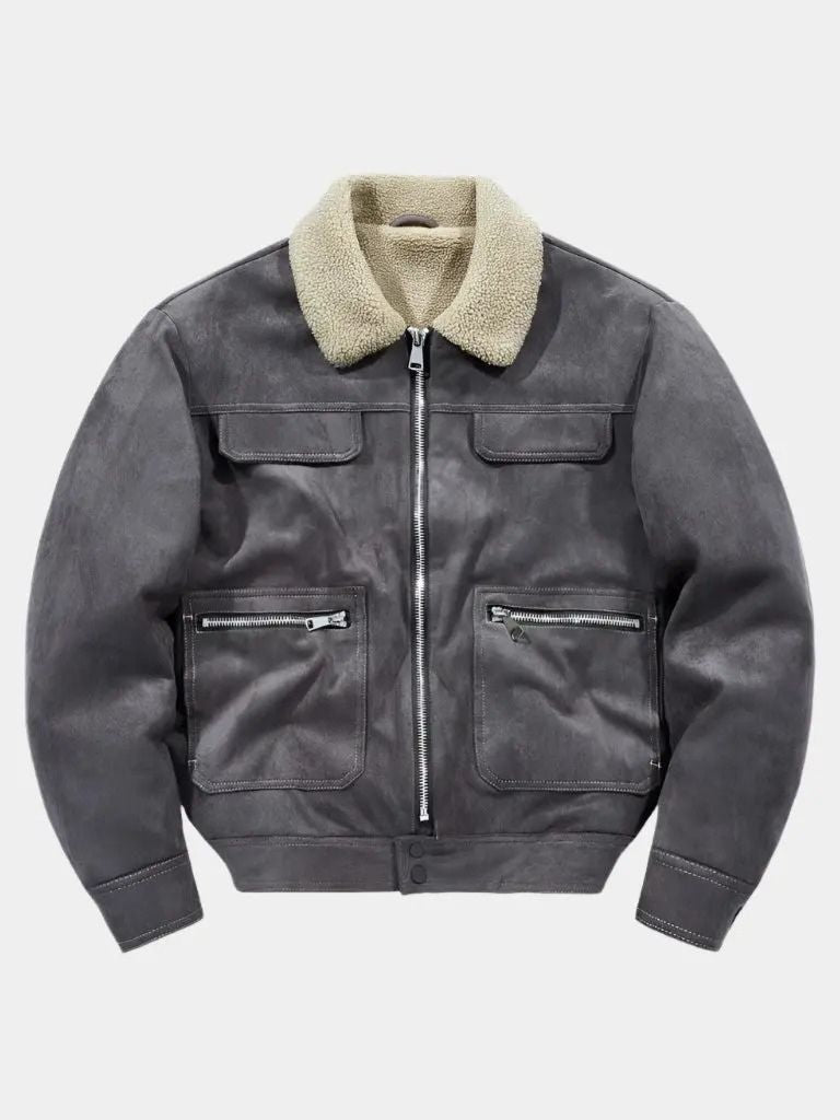 Essential Fleece Suede Jacket - Manly Man