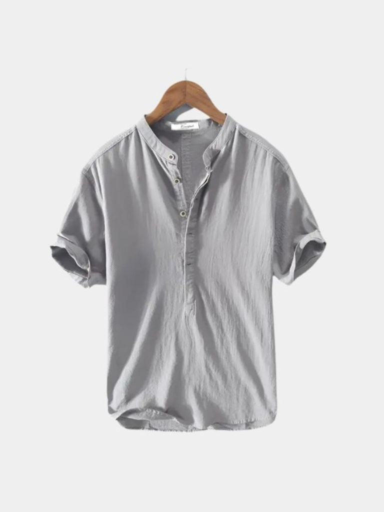 Essential Short Sleeve Linen Shirt - Manly Man