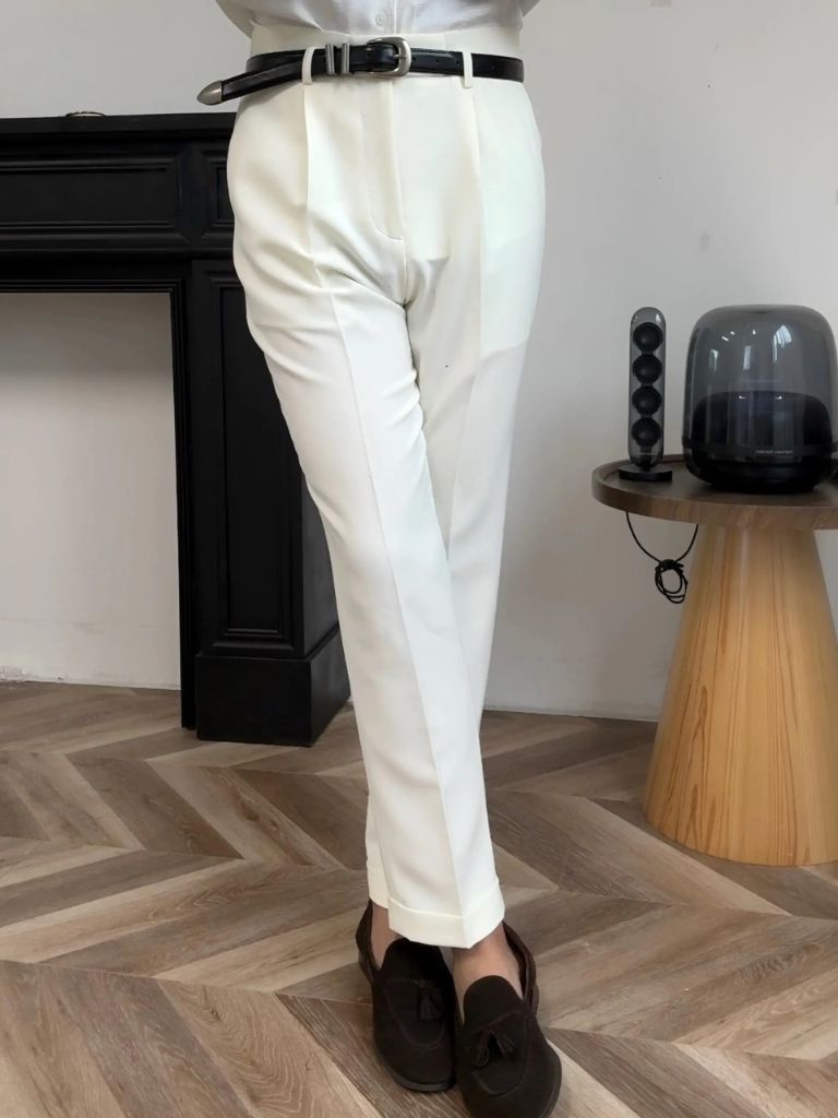 Hollywood Classic Trousers (Belt Included) - Manly Man