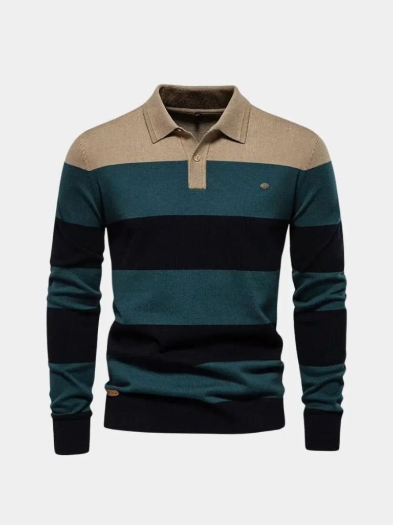 Knit Color Half Zip Knitwear - Manly Man