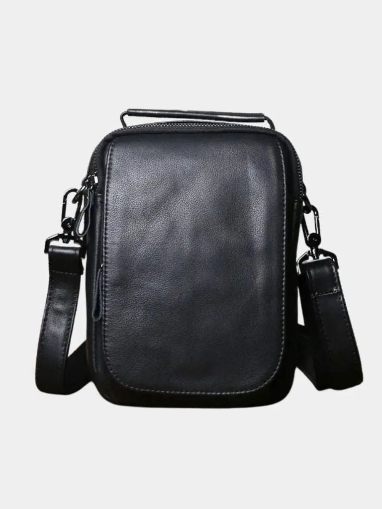 Leather Men's Shoulder Bag - Manly Man