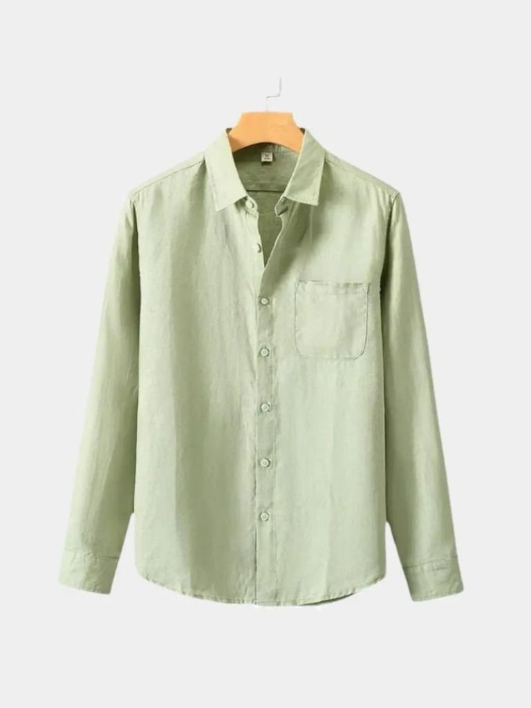Long Sleeve Essential Linen Shirt - Manly Man