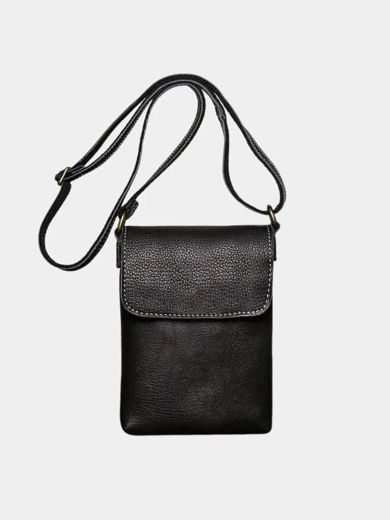 Men's Mini Leather Shoulder Bag - Manly Man
