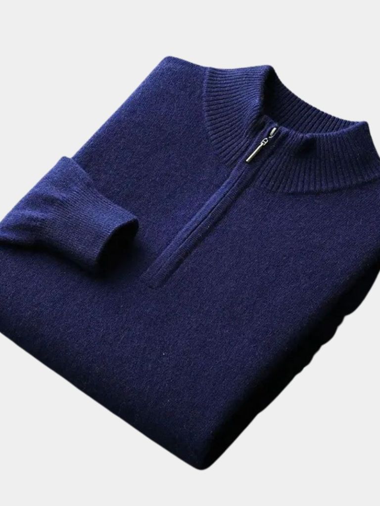 Merino Half Zip Sweater - Manly Man