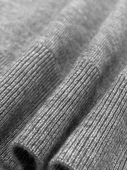 100% Cashmere V Neck Knit Vest - Manly Man