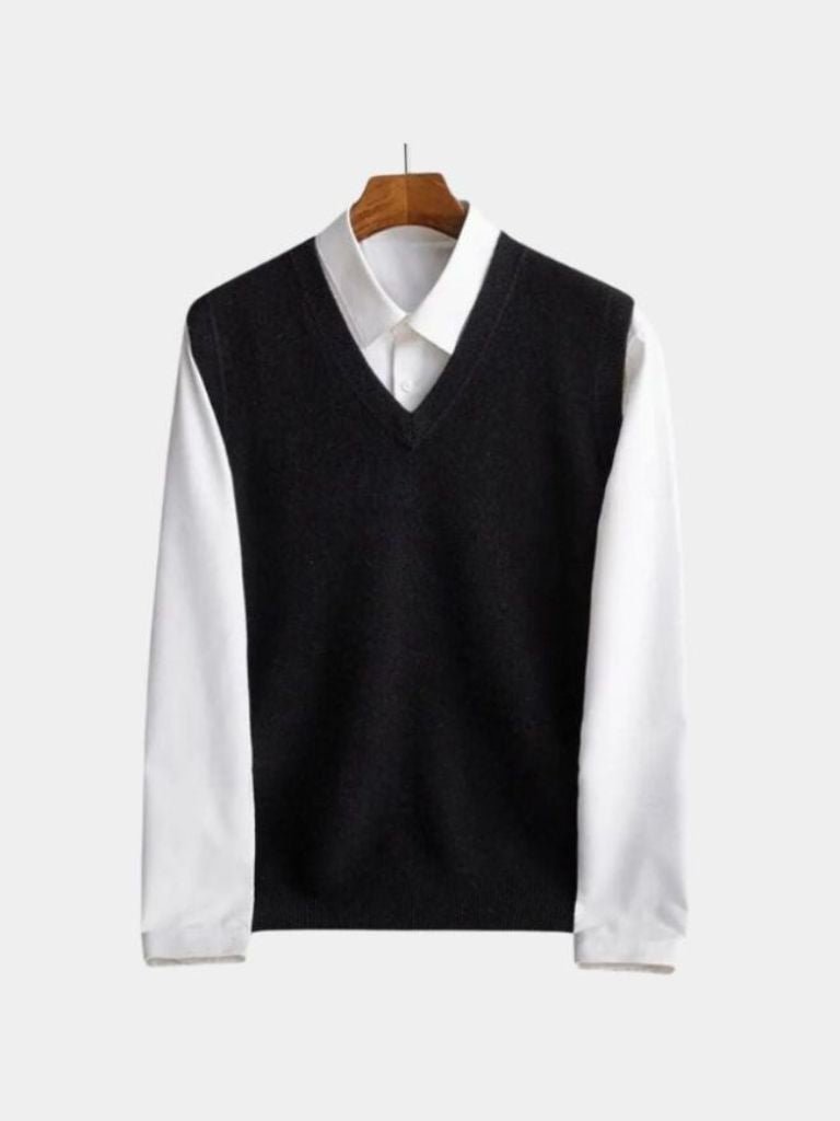 100% Merino Wool Sweater Vest - Manly Man