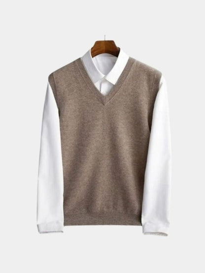 100% Merino Wool Sweater Vest - Manly Man
