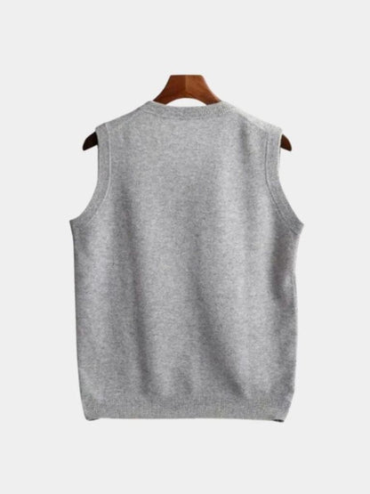 100% Merino Wool Sweater Vest - Manly Man