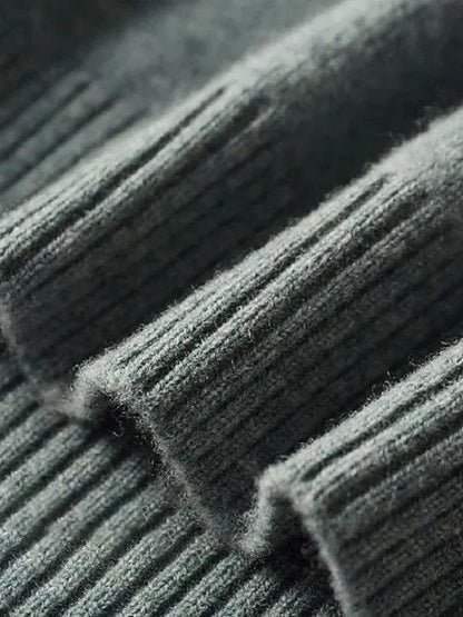 100% Merino Wool Turtleneck Sweater - Manly Man