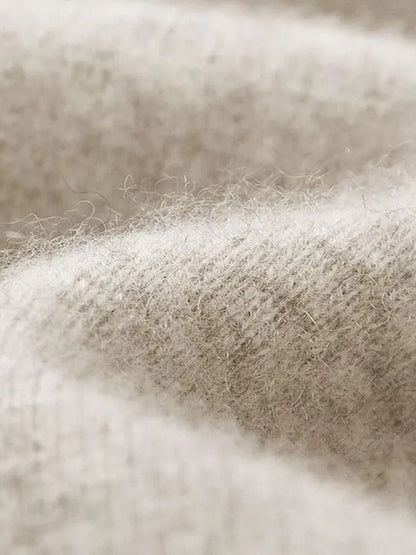 100% Merino Wool V Neck Knitwear Cardigan Sweater - Manly Man