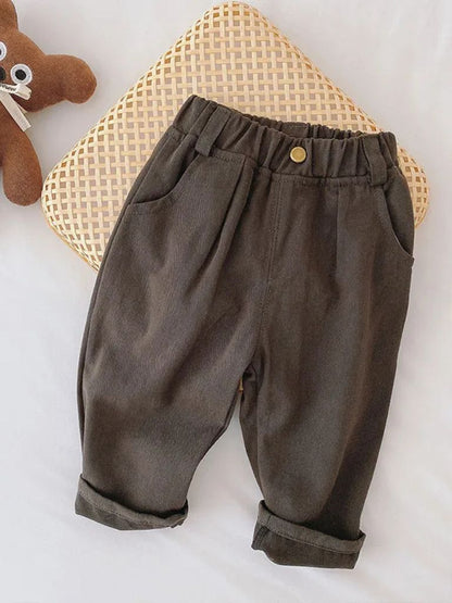 Petit Chevalier Straight Trousers - Manly Man Kids