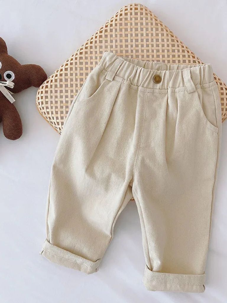 Petit Chevalier Straight Trousers - Manly Man Kids