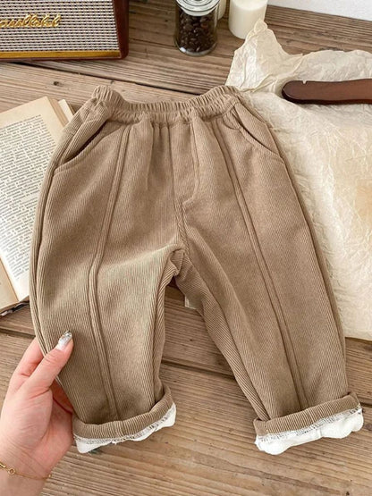 Petit Chevalier Straight Trousers - Manly Man Kids