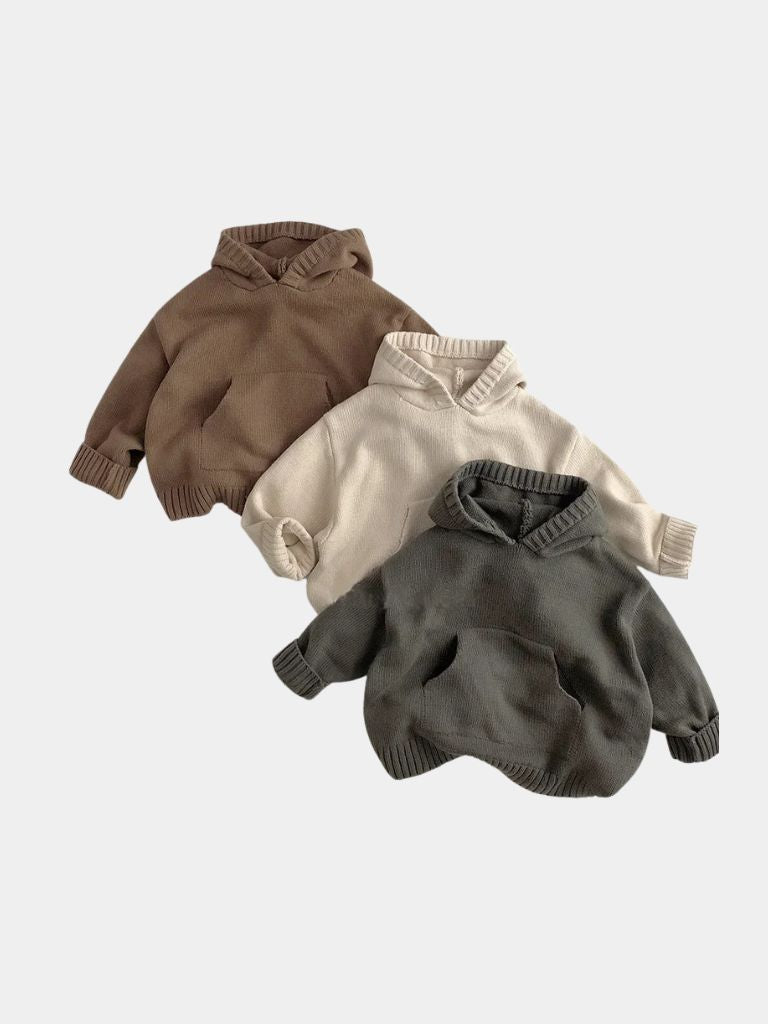 Montclair Kids Heritage Knit Hoodie - Manly Man Kids