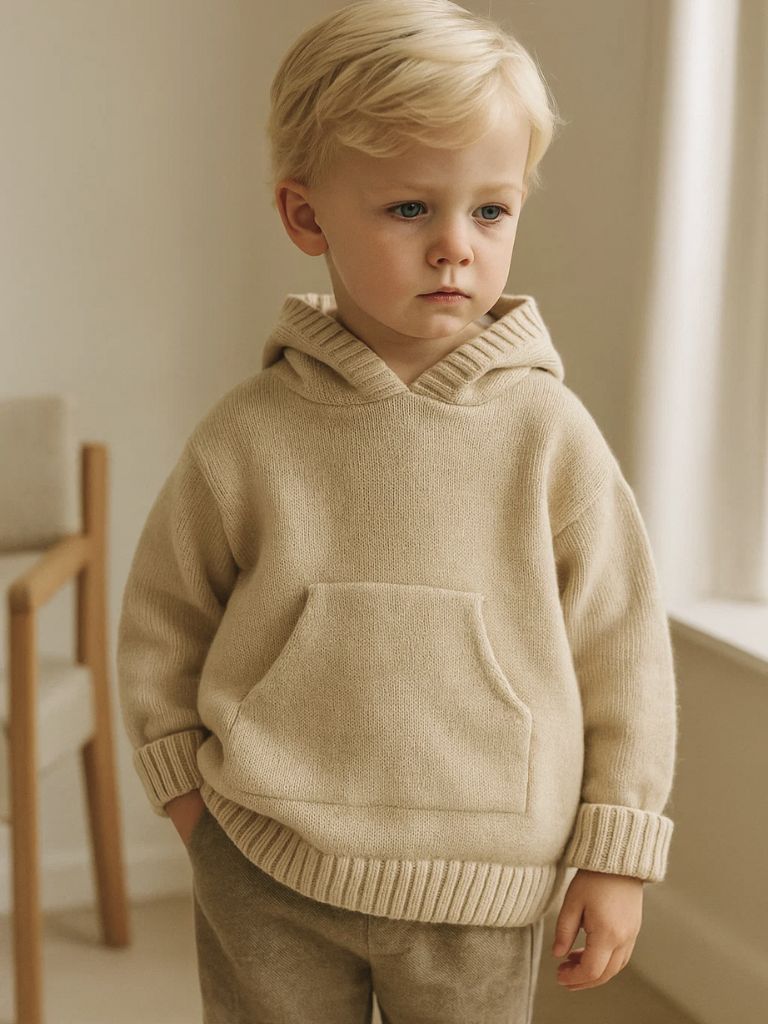 Montclair Kids Heritage Knit Hoodie - Manly Man Kids