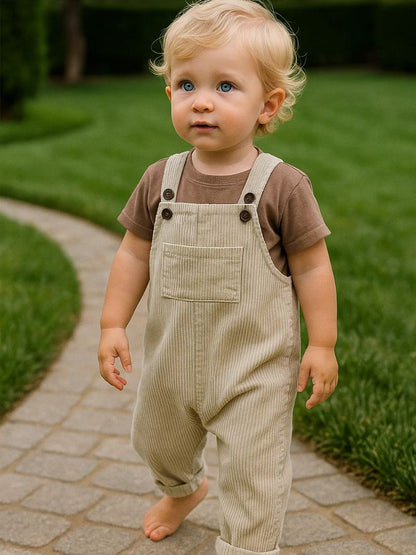 Heritage Court Boys Overalls - Manly Man Kids