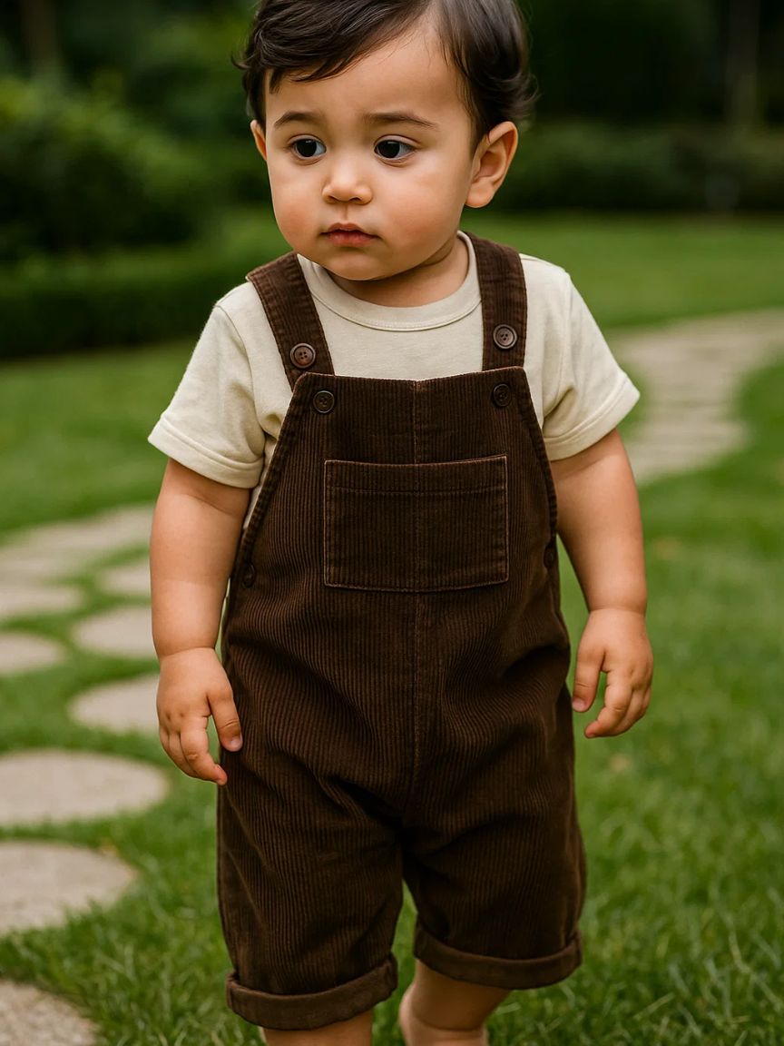 Heritage Court Boys Overalls - Manly Man Kids