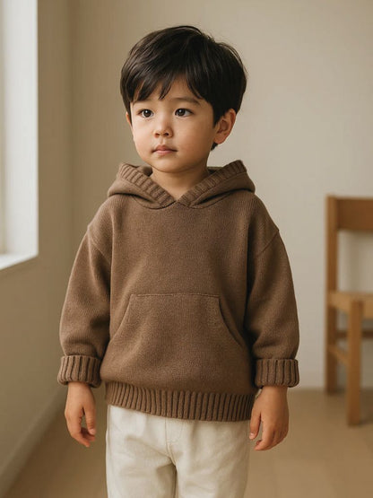 Montclair Kids Heritage Knit Hoodie - Manly Man Kids