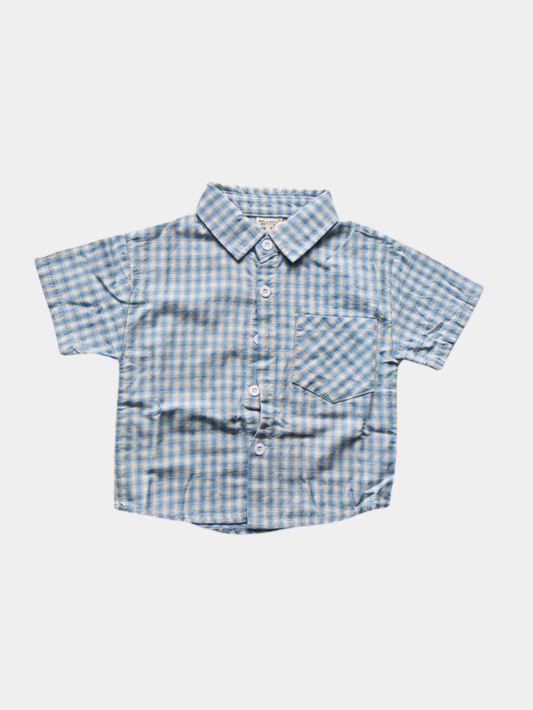 Petit Marquis Summer Check Set - Manly Man Kids