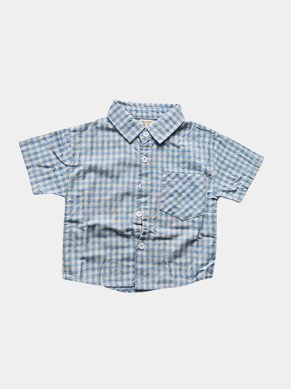 Petit Marquis Summer Check Set - Manly Man Kids