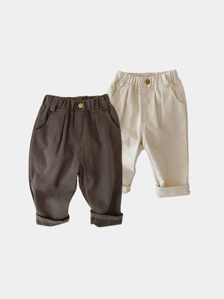 Petit Chevalier Straight Trousers - Manly Man Kids