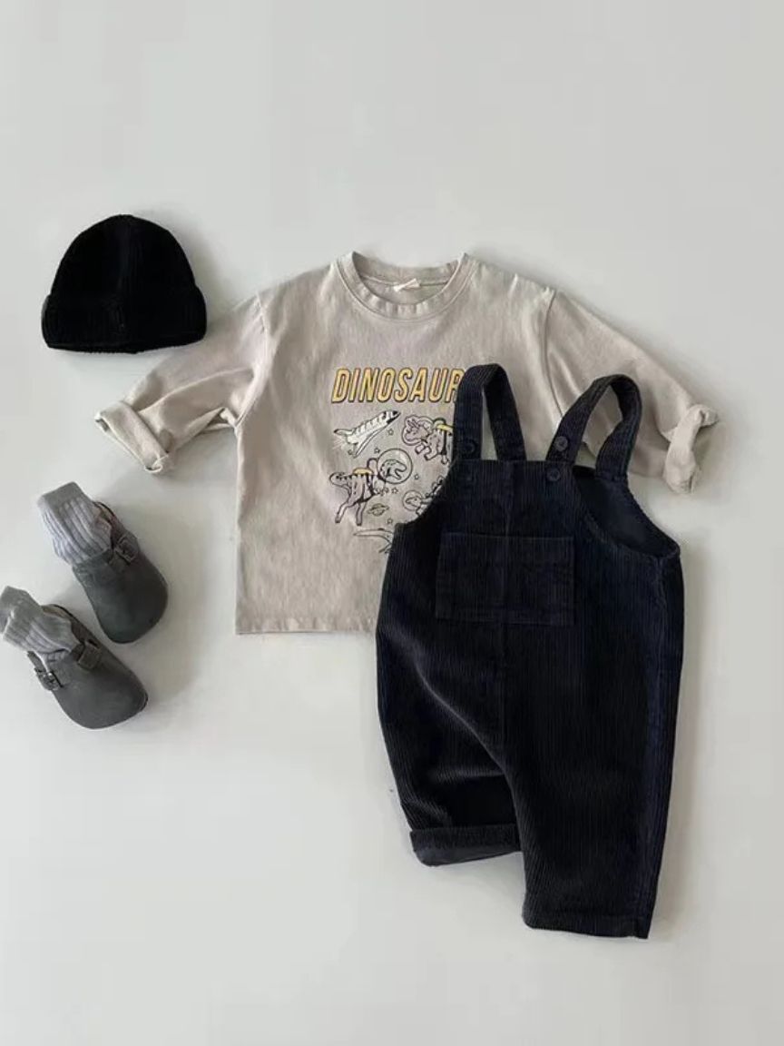 Heritage Court Boys Overalls - Manly Man Kids