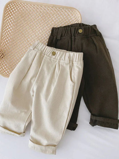 Petit Chevalier Straight Trousers - Manly Man Kids