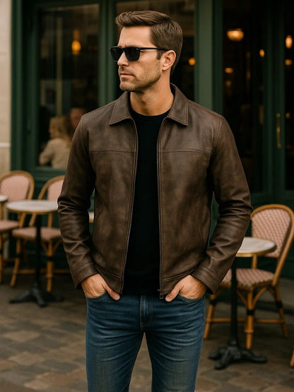 Regent Estate Leather Jacket - Manly Man
