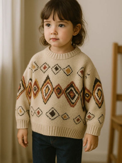 Petit Marquis Retro Knit Sweater - Manly Man Kids