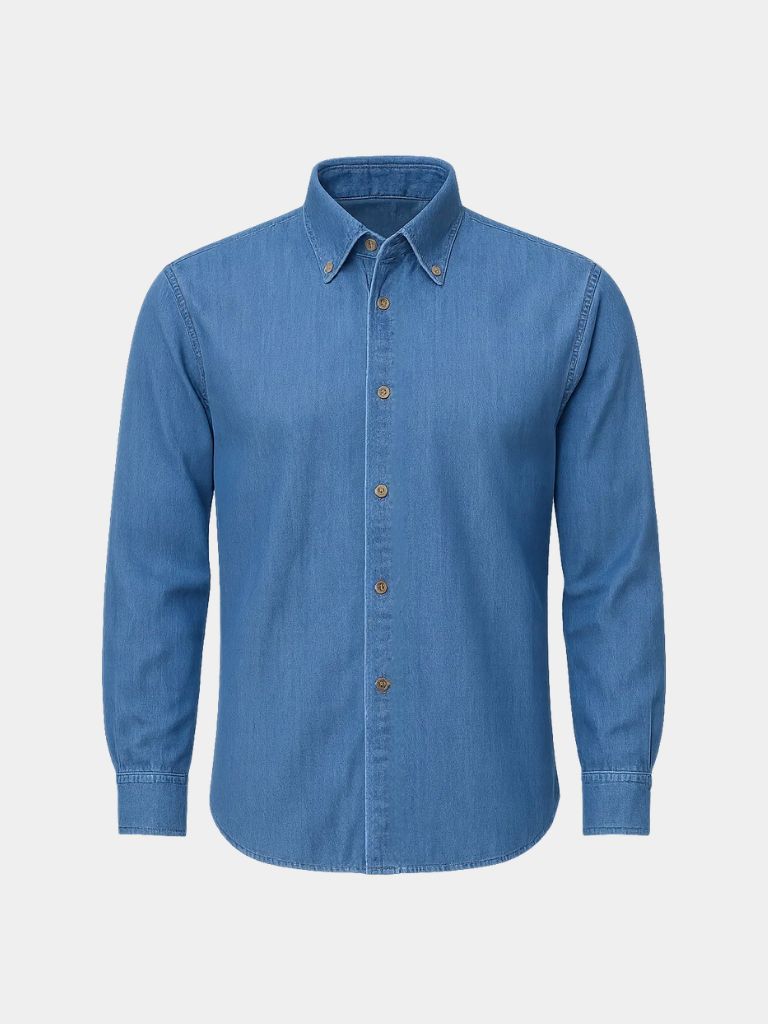 Elegant Denim Shirt - Manly Man