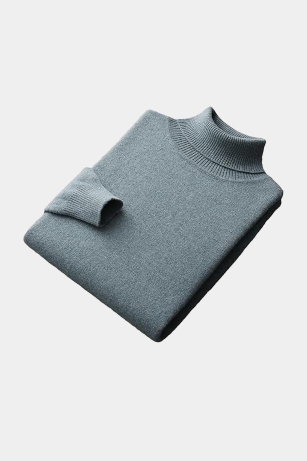 100% Merino Wool Turtleneck Sweater - Manly Man