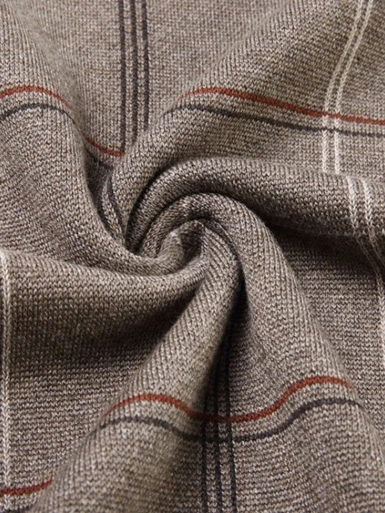 Academic Checkered Kinit Vest - Manly Man