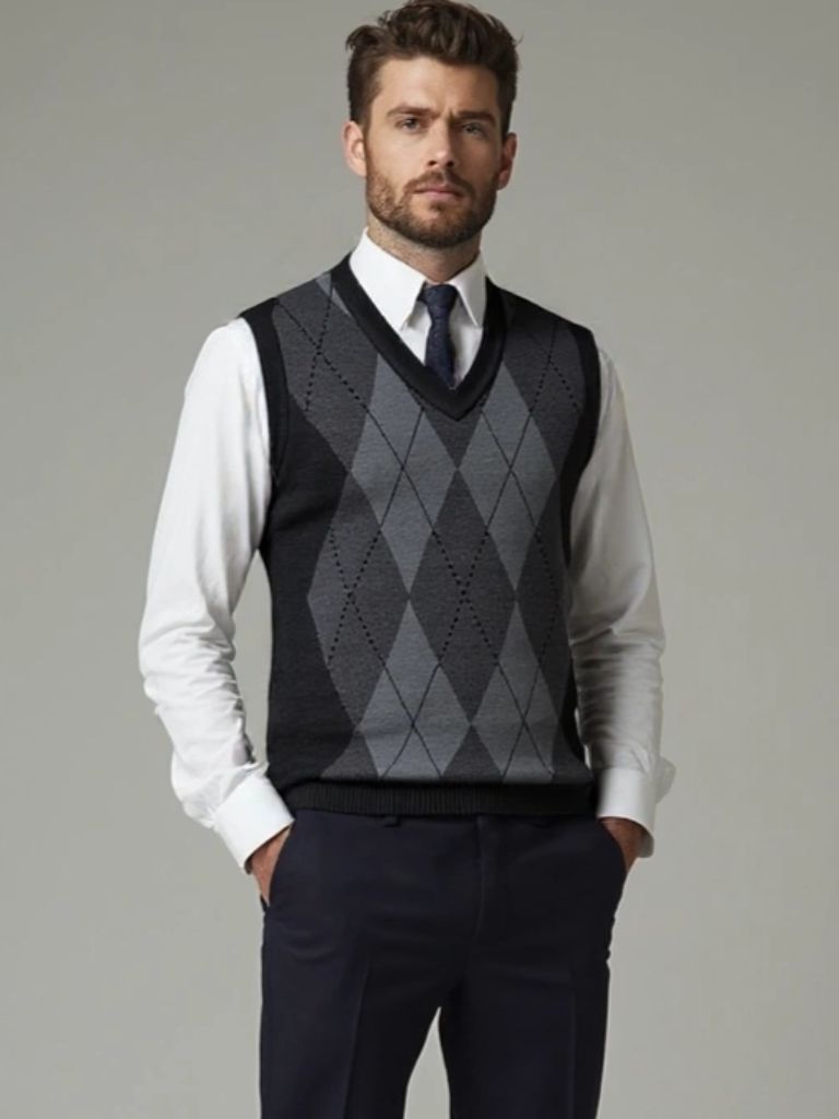 Academic Essential Knit Vest - Manly Man