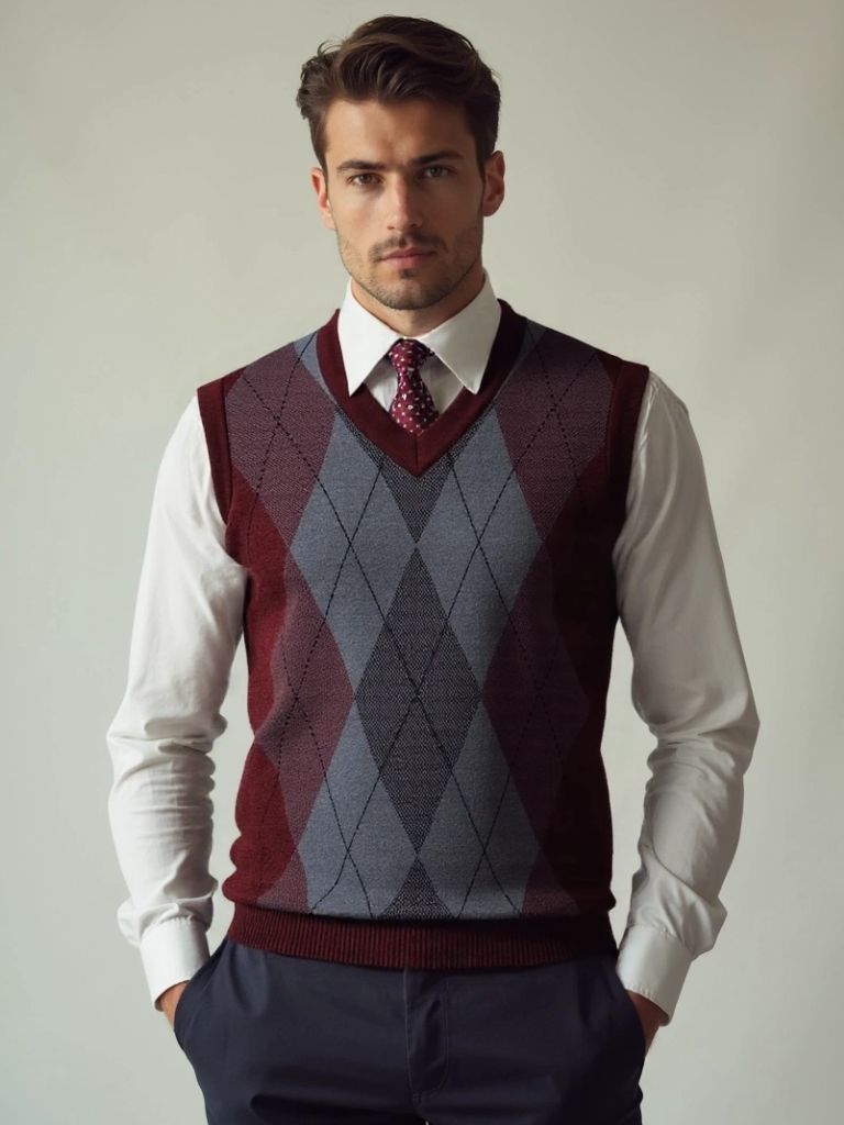 Academic Essential Knit Vest - Manly Man