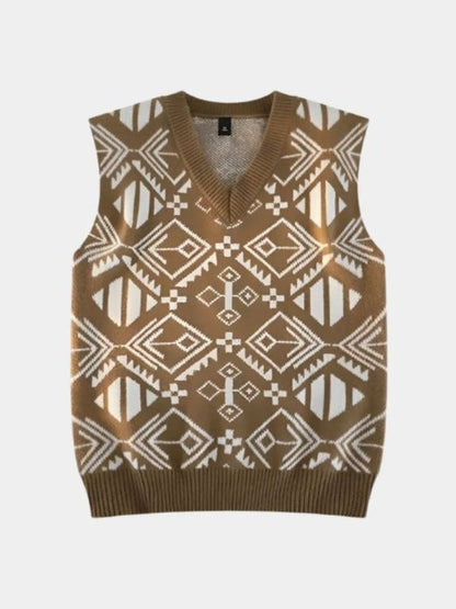 Academic Retro Knit Vest - Manly Man