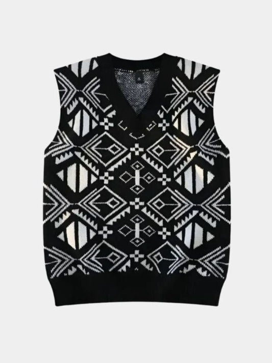 Academic Retro Knit Vest - Manly Man