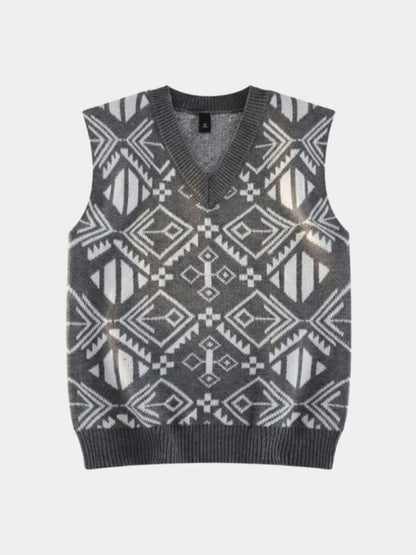 Academic Retro Knit Vest - Manly Man