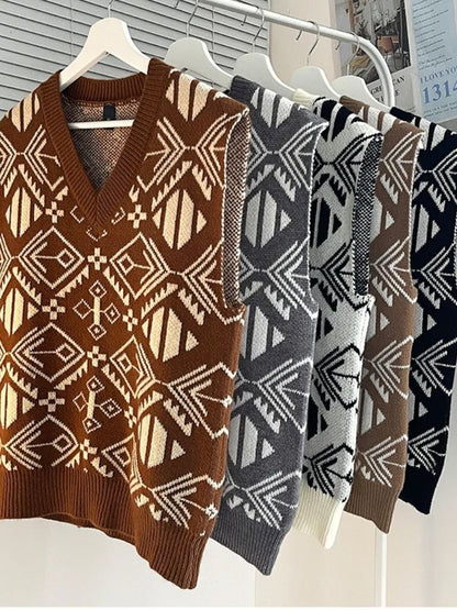 Academic Retro Knit Vest - Manly Man