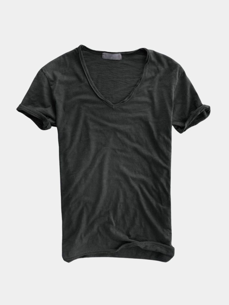 Albo Classic Linen V Neck T-Shirt – Manly Man