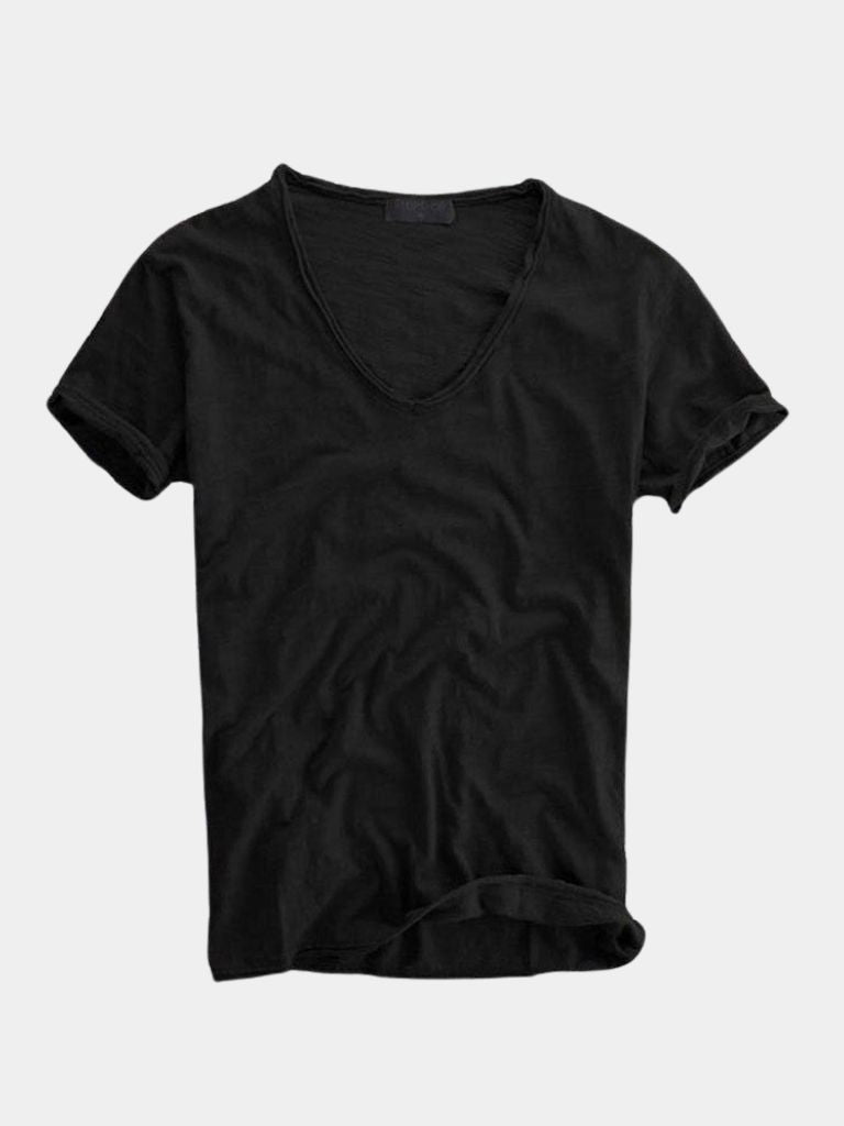 Albo Classic Linen V Neck T-Shirt – Manly Man