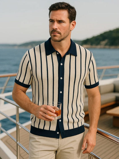 Atlantic Frame Knit Polo – Manly Man