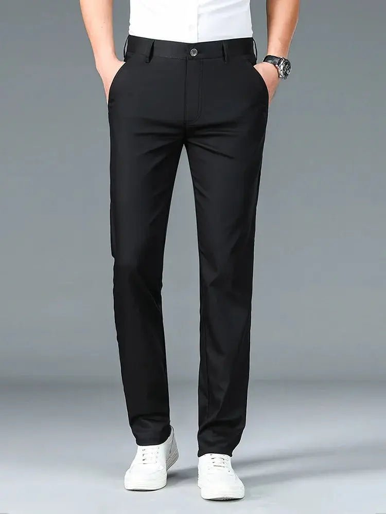 Bamboo Fiber Minimalist Straight Trousers - Manly Man