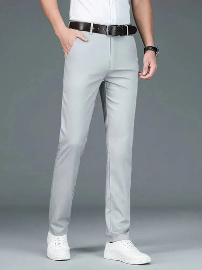 Bamboo Fiber Minimalist Straight Trousers - Manly Man