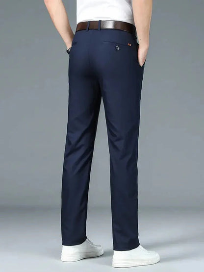Bamboo Fiber Minimalist Straight Trousers - Manly Man