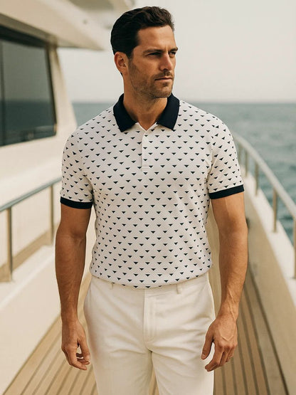 Belmont Navy Polo - Manly Man