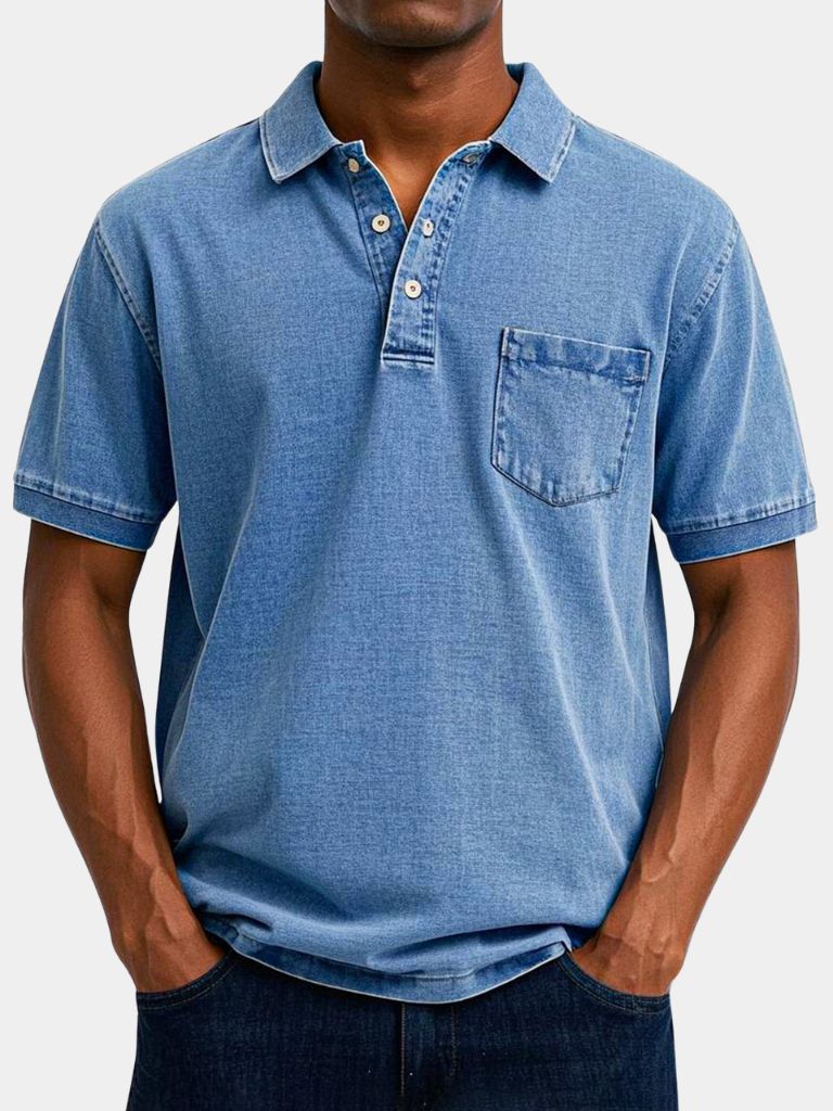 Bethlehem Blues Polo Shirt – Manly Man